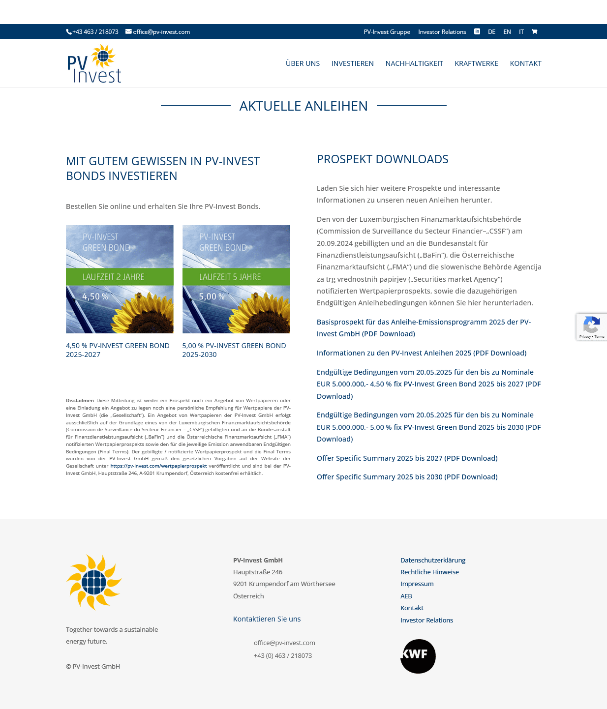 Case Study PV-Invest Case Study PV-Invest