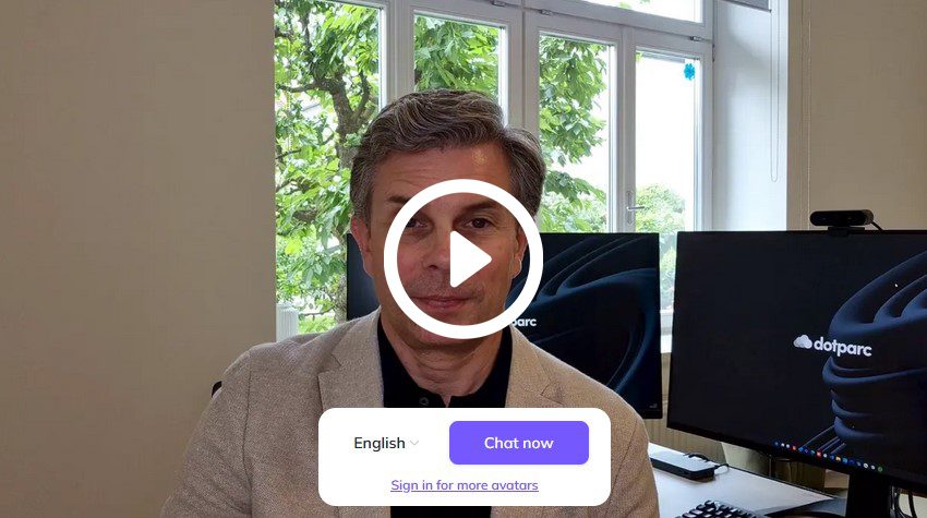 Interactive CEO chat avatar