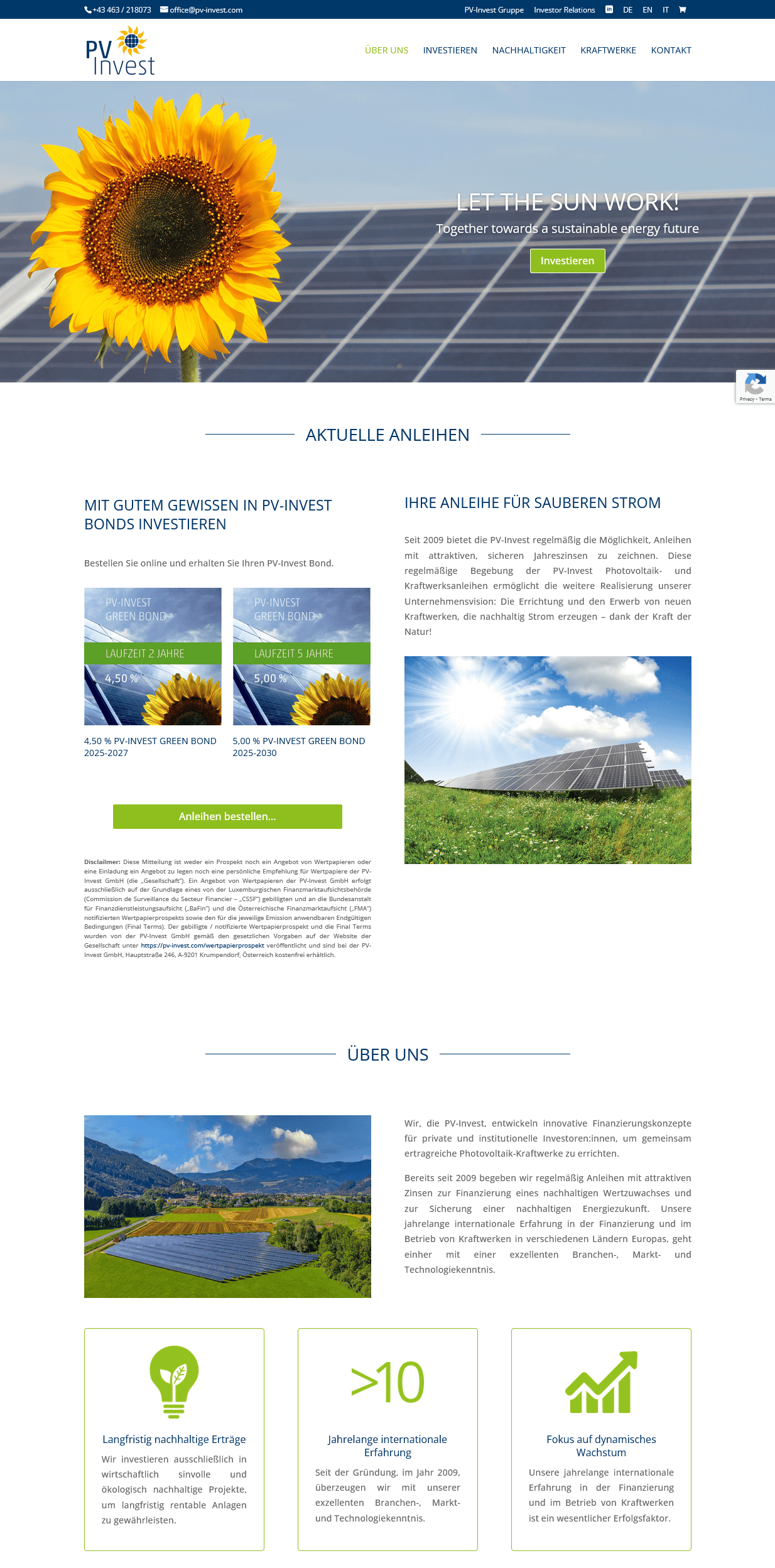 Case Study PV-Invest Case Study PV-Invest